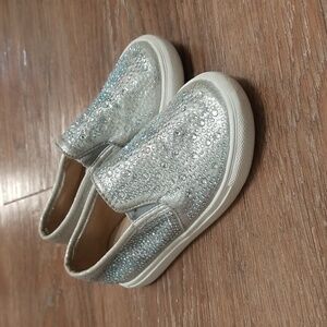 (9) Link Rhinestone Slip On Shoes Toddler Girl's Bling Streetwear Formal
